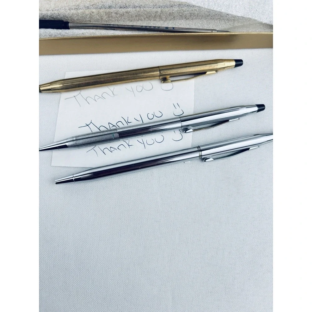 Lot Of Cross Pens & Pencil & Refills - 1 Gold Filled- All Work‎ - Vintage